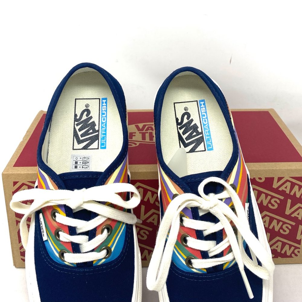VANS Authentic Sf Retro Stripes Dress Blue Women's Size 7 VN0A3MU61B - Picture 7 of 11
